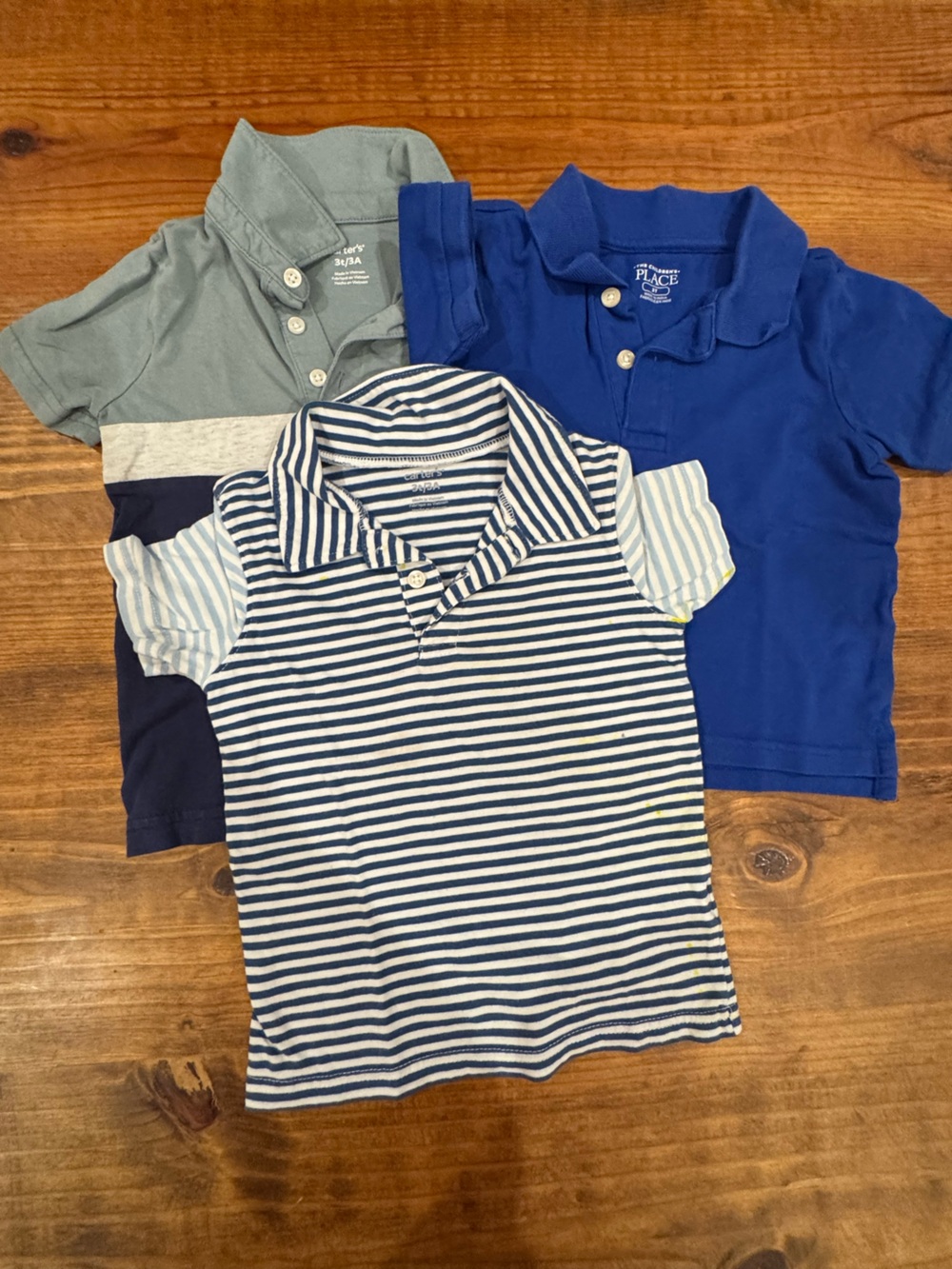 Striped Navy & White Polo Shirt for Kids